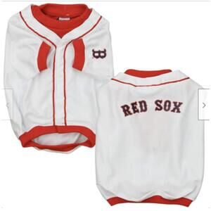Sporty K9 MLB Boston Red Sox Baseball Dog Jersey, White